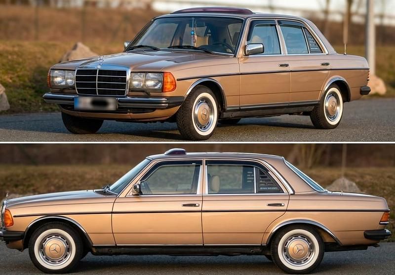 Używany Mercedes E230 136 KM (100 kW) 1983 Złoty Sedan/Limuzyna