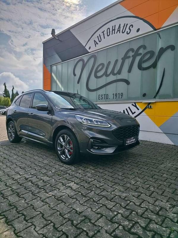 Grau Gebraucht 2021 Ford Kuga ST-Line X SUV | 27.450 € (Etwas zu teuer) - Bild 1/3