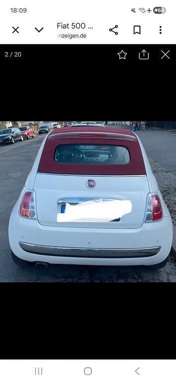 Gebraucht Fiat 500C 69 PS (50 kW) 2013 Weiß Cabrio