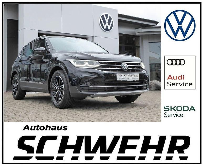 Schwarz Gebraucht 2022 VW Tiguan Elegance SUV | 26.790 € (Guter Preis) - Bild 1/4
