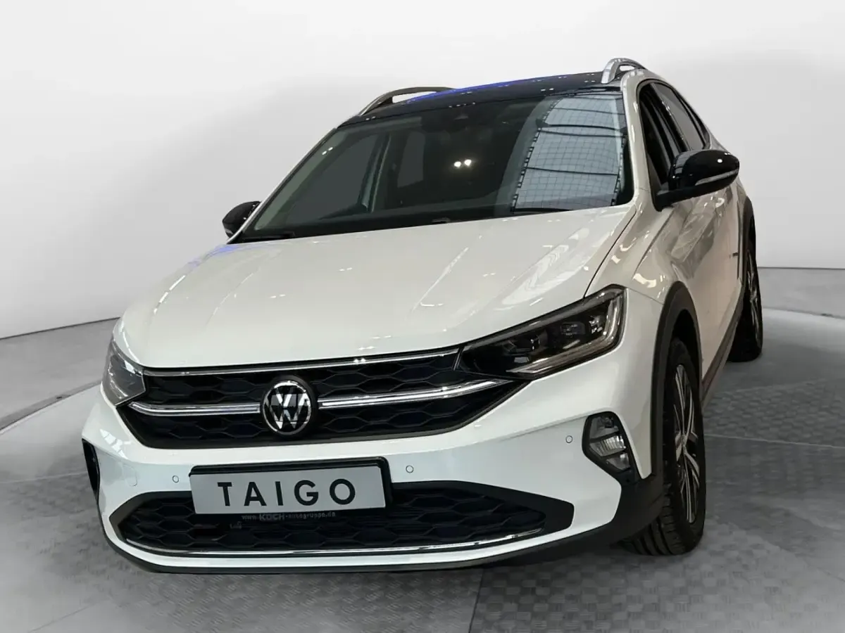 Gebraucht VW Taigo Style 116 PS (85 kW) 2025 Pure white / schwarz SUV