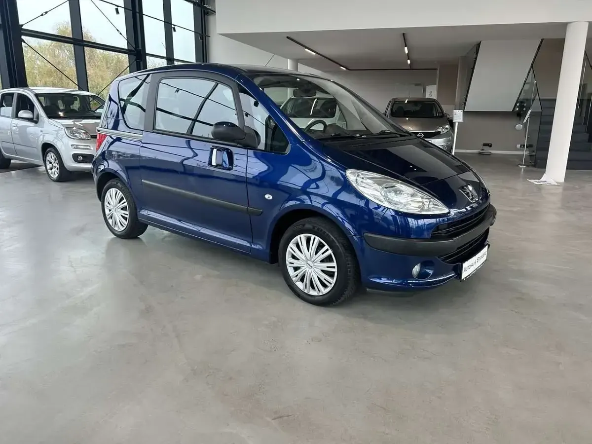Gebraucht Peugeot 1007 Premium 73 PS (53 kW) 2007 Blau Van / Kleinbus