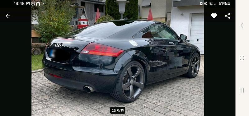 Gebraucht Audi TT 250 PS (183 kW) 2008 Schwarz Coupé