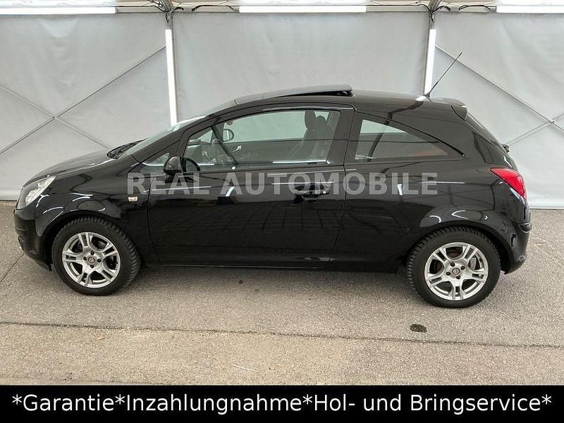 Gebraucht Opel Corsa Edition 80 PS (58 kW) 2008 Schwarz Kleinwagen