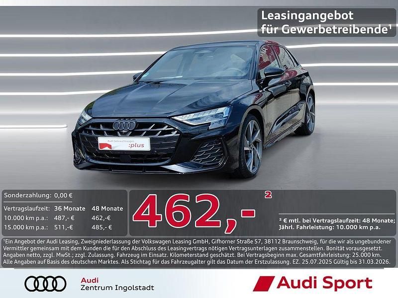 Mythosschwarz metallic Gebraucht 2025 Audi A3 Ambiente Limousine | 45.950 € (Teuer) - Bild 1/3