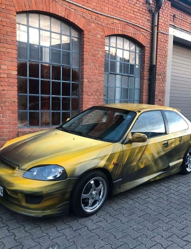 Gelb Gebraucht 1996 Honda Civic S Coupé | 2.000 € (Fairer Preis) - Bild 1/4