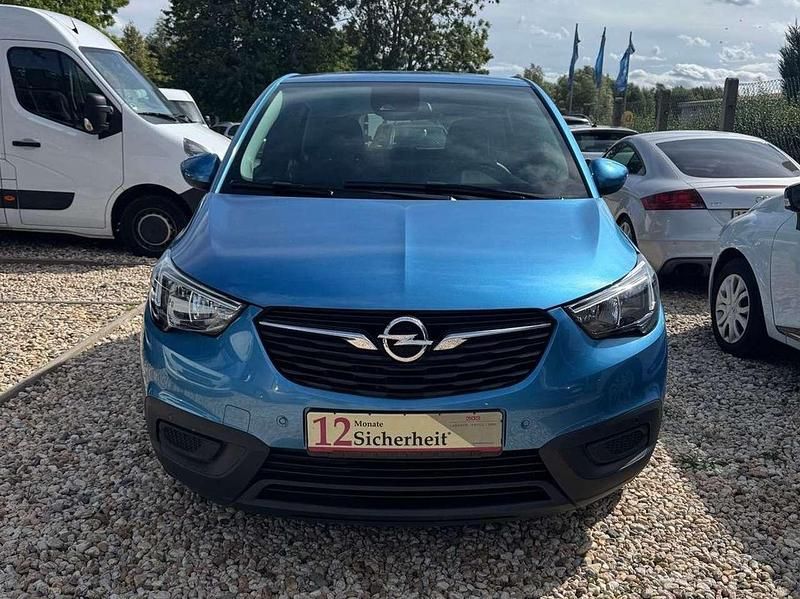 Gebraucht Opel Crossland X 82 PS (60 kW) 2018 Arktisblau/true blue SUV