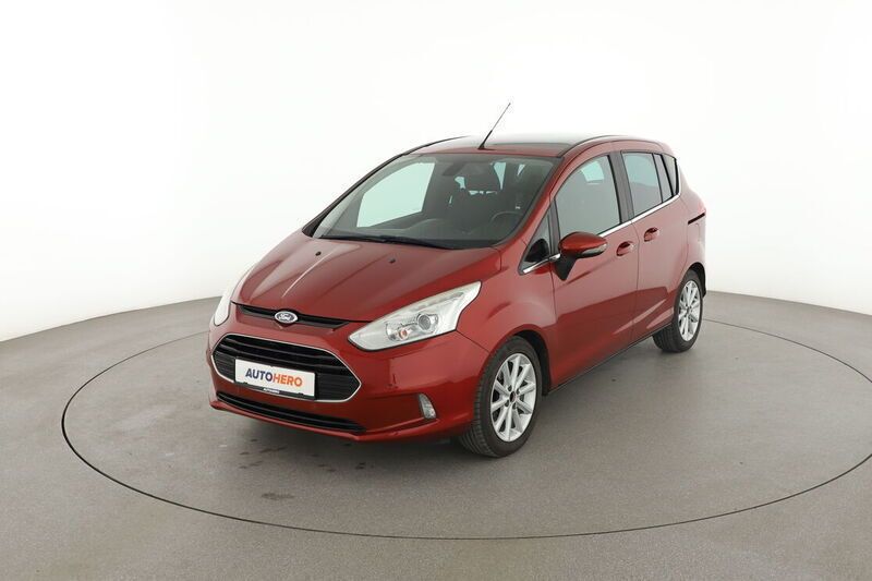 Rot Gebraucht 2015 Ford B-MAX Titanium Van / Kleinbus | 9.240 € (Fairer Preis) - Bild 1/4