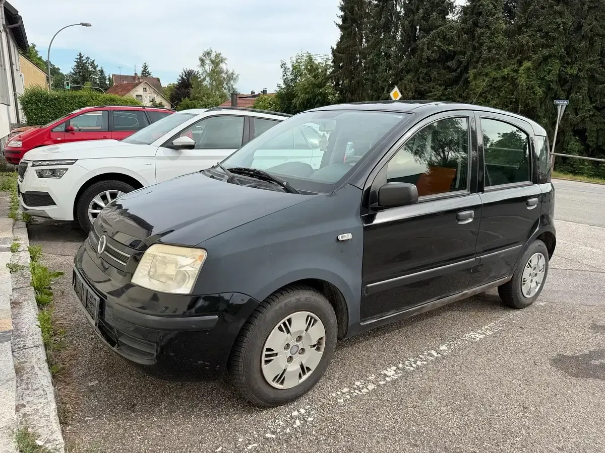 Gebraucht Fiat Panda 2006 Schwarz Kleinwagen