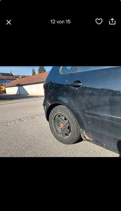 Gebraucht VW Polo 68 PS (50 kW) 2006 Schwarz Kleinwagen