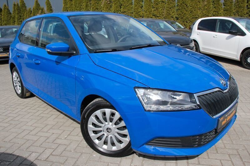 Blau Gebraucht 2021 Skoda Fabia Active Kleinwagen | 11.390 € (Guter Preis) - Bild 1/4