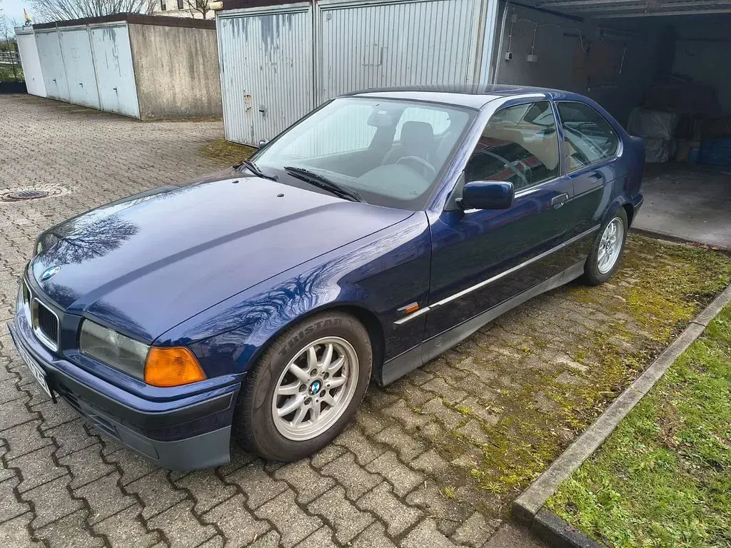 Gebraucht BMW 316 Compact 102 PS (75 kW) 1996 Blau Kleinwagen