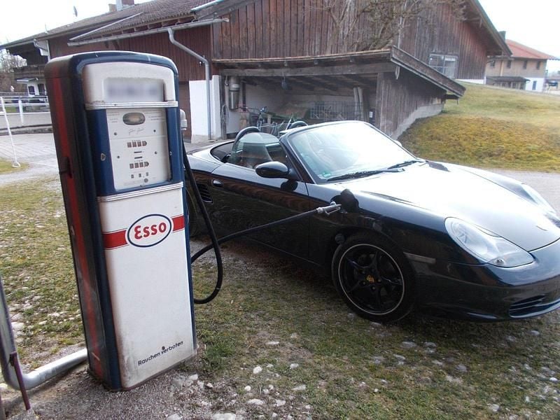 Gebraucht Porsche Boxster 228 PS (167 kW) 2003 Schwarz Cabrio