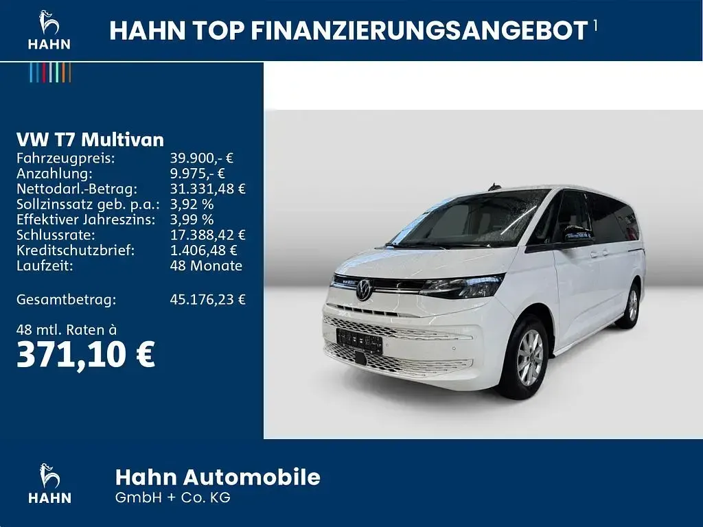 Second-hand VW Multivan Life 150 CP (110 kW) 2023 Alb Monovolum