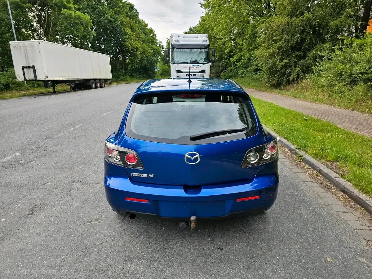 Gebraucht Mazda 3 Active 105 PS (77 kW) 2007 Blau Kleinwagen