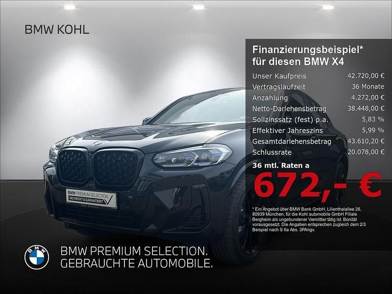 Gebraucht BMW X4 M Sport 190 PS (139 kW) 2022 Schwarz SUV