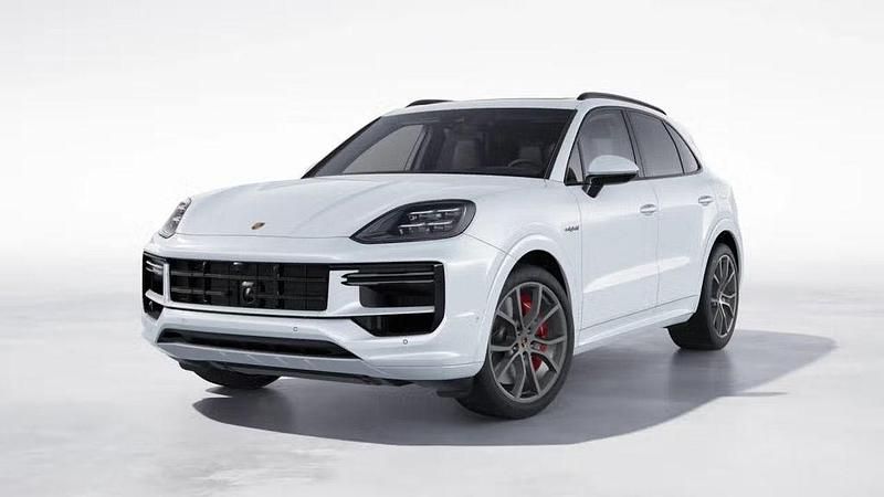 Carraraweißmetallic Gebraucht 2024 Porsche Cayenne Turbo E-Hybrid SUV | 166.990 € - Bild 1/4