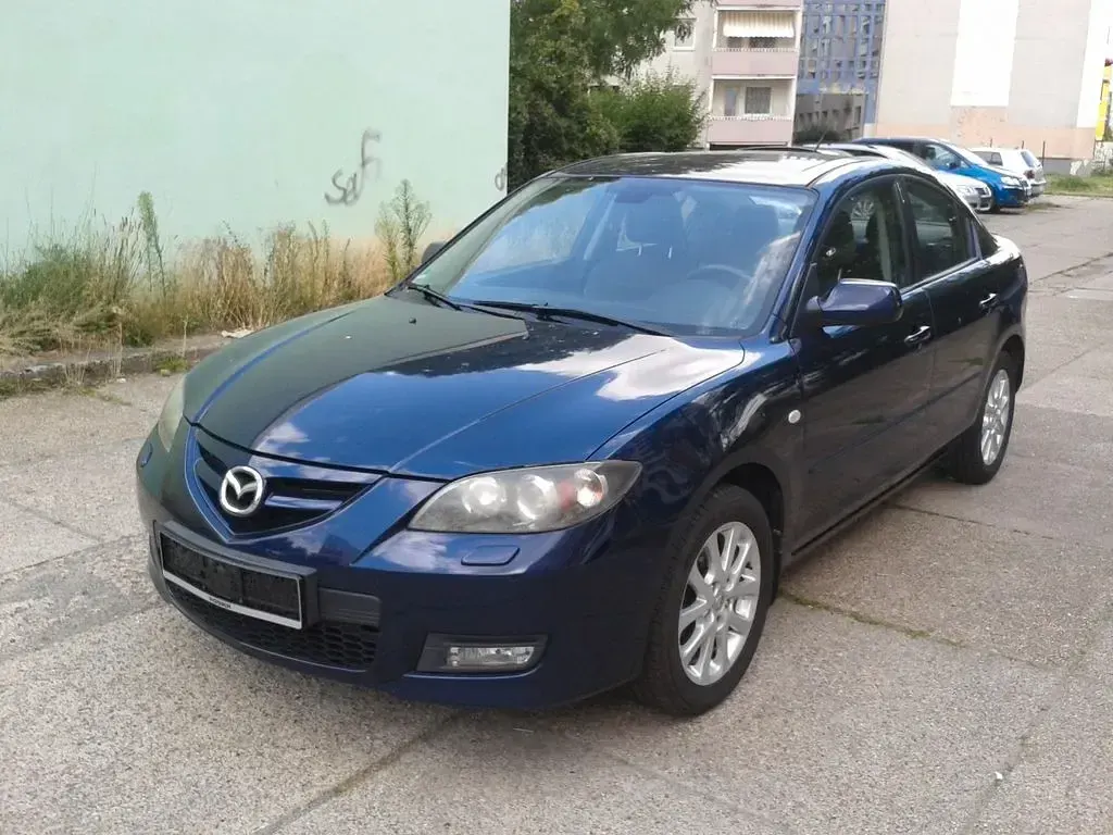 Gebraucht Mazda 3 Active Plus 105 PS (77 kW) 2009 Blau Limousine