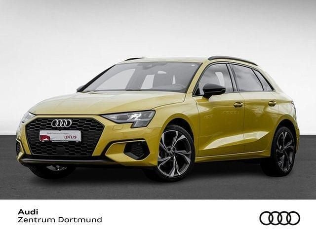 Gelb Gebraucht 2023 Audi A3 Sportback S-Line Limousine | 22.107 € (Guter Preis) - Bild 1/4