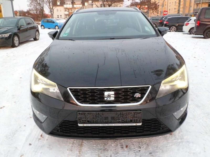 Gebraucht Seat Leon FR 122 PS (89 kW) 2014 "universo" schwarz Kombi