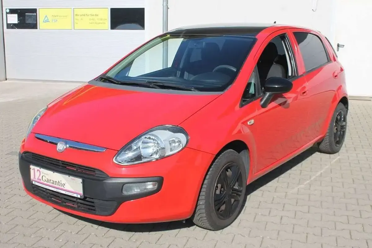 Gebraucht Fiat Punto Evo 65 PS (47 kW) 2010 Rot Kleinwagen