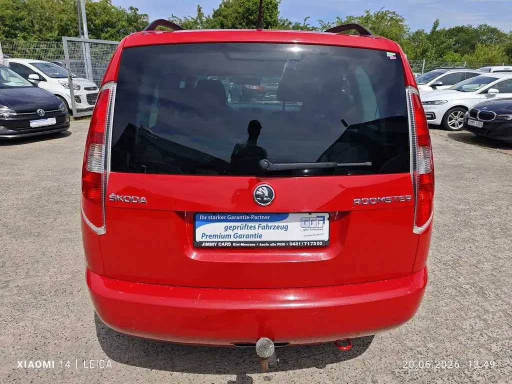Gebraucht Skoda Roomster Fresh 105 PS (77 kW) 2014 Rot Van / Kleinbus