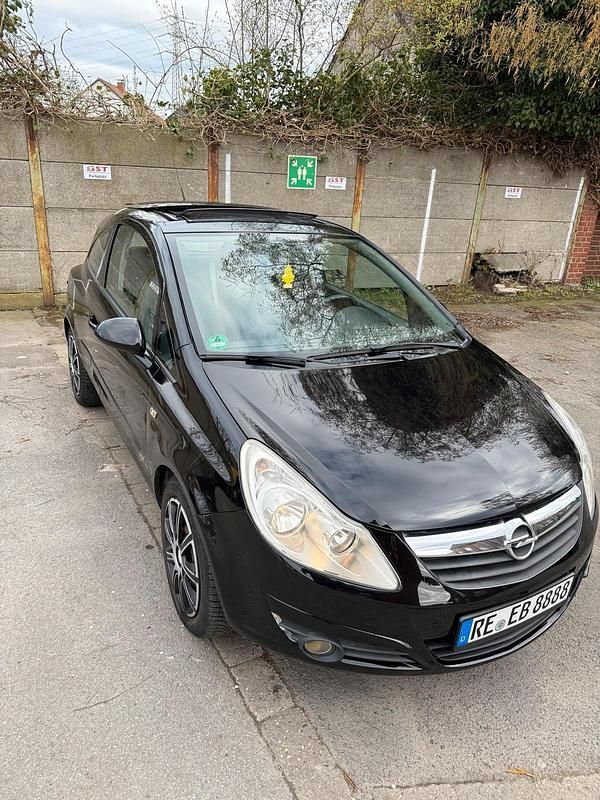 Gebraucht Opel Corsa 80 PS (58 kW) 2007 Schwarz Kleinwagen