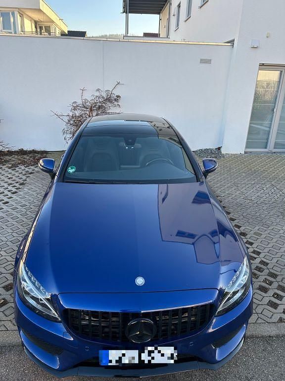 Gebraucht Mercedes C300 AMG line 245 PS (180 kW) 2016 Blau Coupé
