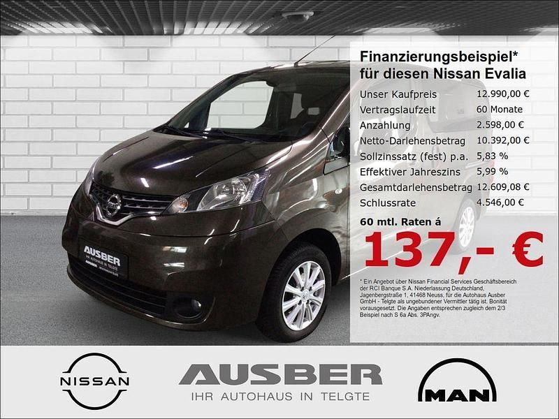 Bronze Gebraucht 2017 Nissan Evalia Tekna Van / Kleinbus | 12.990 € (Fairer Preis) - Bild 1/4