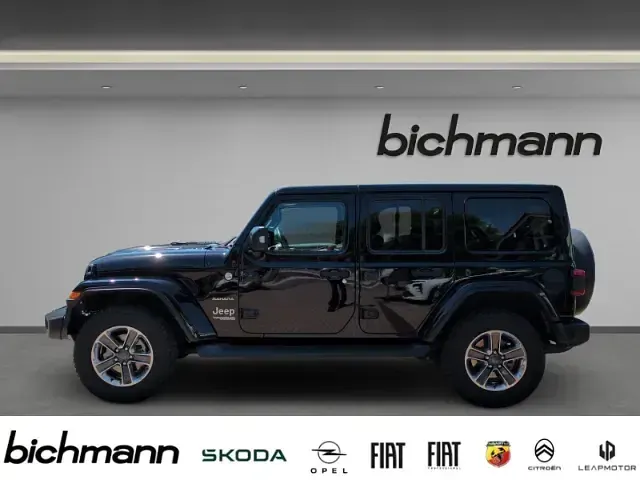 Gebraucht Jeep Wrangler Unlimited Sahara 200 PS (147 kW) 2018 Schwarz SUV