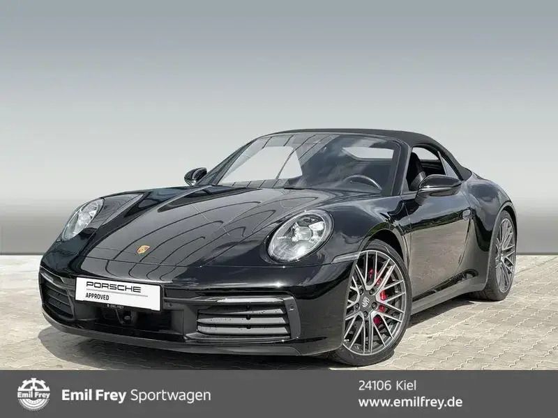 Schwarz Gebraucht 2022 Porsche 911 Carrera 4S Cabrio | 124.980 € (Superpreis) - Bild 1/4