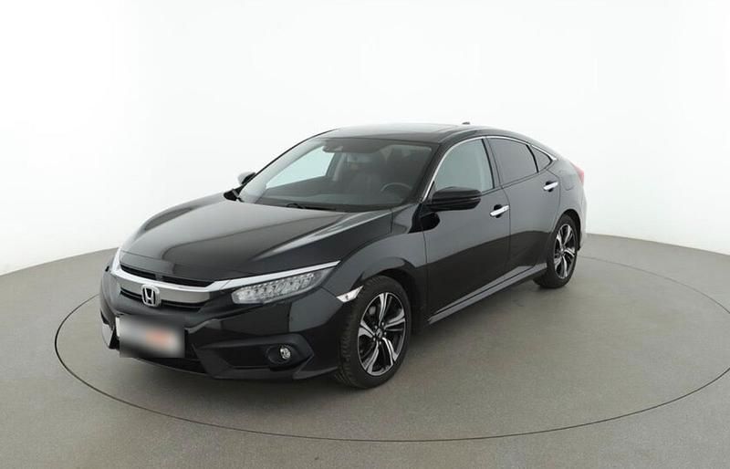 Schwarz Gebraucht 2018 Honda Civic Limousine | 18.500 € (Etwas zu teuer) - Bild 1/4