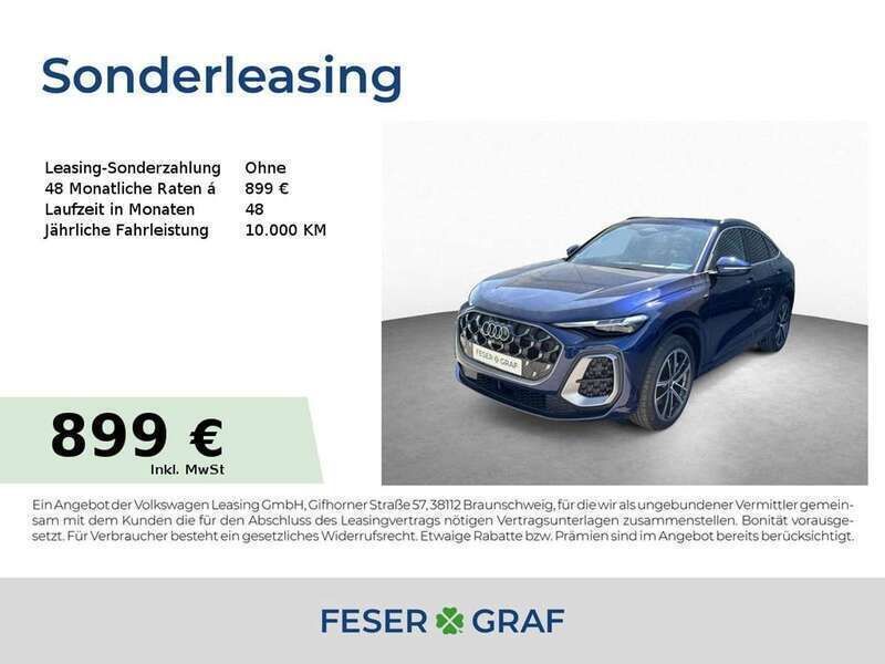 Blau (navarrablau metallic) Neu 2025 Audi Q5 S-Line SUV | 74.030 € (Teuer) - Bild 1/4