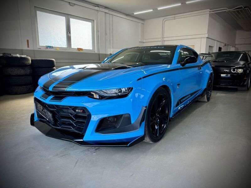 Blau Gebraucht 2023 Chevrolet Camaro ZL1 | 31.491 € (Fairer Preis) - Bild 1/4