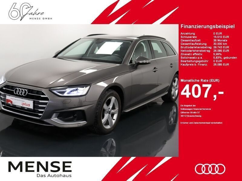 Gray Gebraucht 2021 Audi A4 Advanced Kombi | 26.085 € (Guter Preis) - Bild 1/4