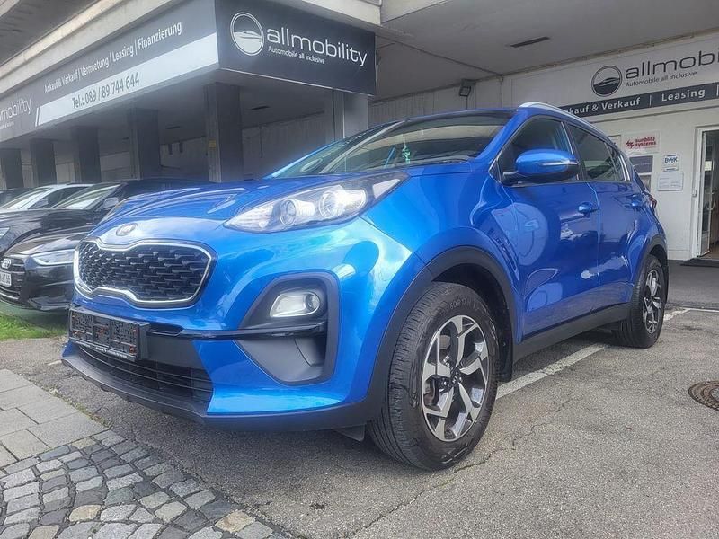 Blau Gebraucht 2021 Kia Sportage Vision SUV | 17.800 € (Guter Preis) - Bild 1/4