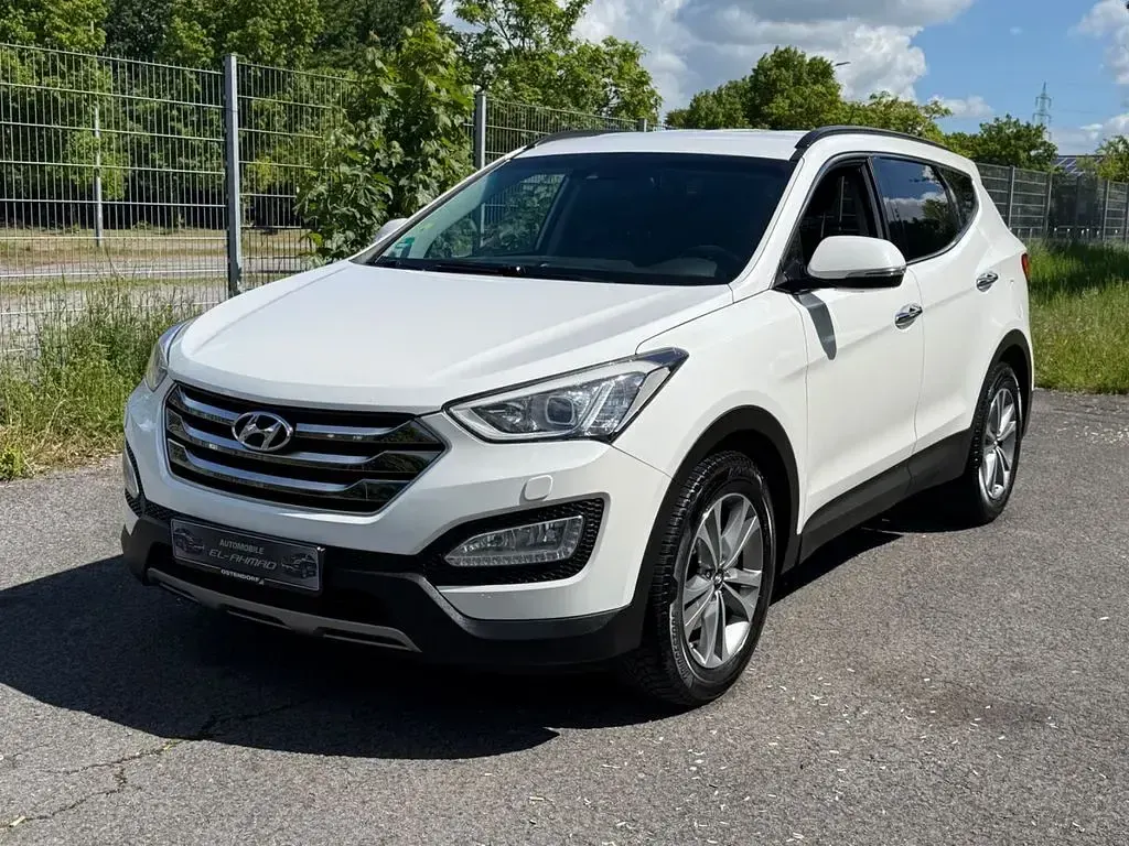 Gebraucht Hyundai Santa Fe Premium 197 PS (144 kW) 2016 Weiß SUV
