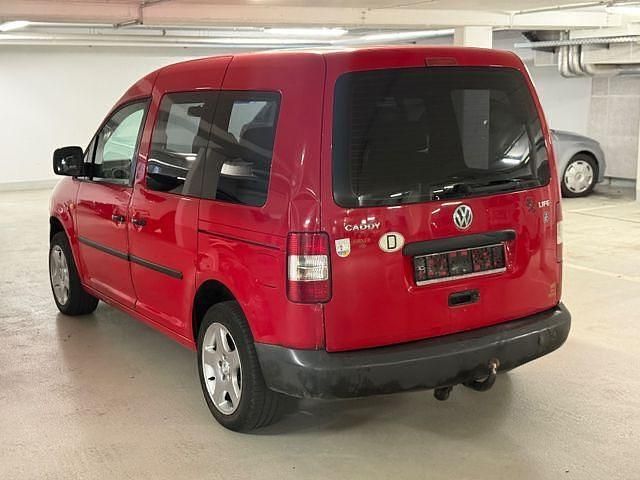 Gebraucht VW Caddy Life 80 PS (58 kW) 2009 Rot Van / Kleinbus