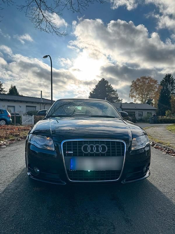 Schwarz Gebraucht 2009 Audi A4 Cabriolet S-Line Cabrio | 11.500 € - Bild 1/4