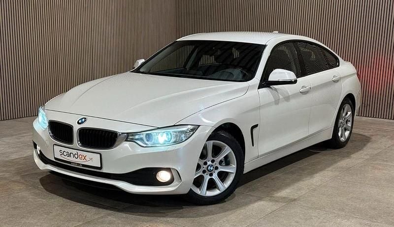 Weiß Gebraucht 2015 BMW 420 Gran Coupé Sport Line Coupé | 9.500 € - Bild 1/4