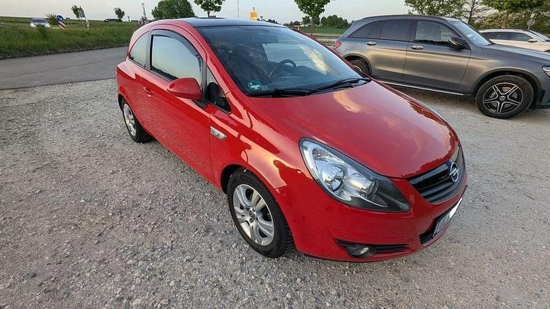 Rot Gebraucht 2010 Opel Corsa Color Edition Kleinwagen | 2.300 € (Fairer Preis) - Bild 1/4