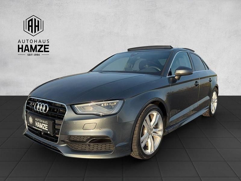 Grau Gebraucht 2014 Audi A3 S-Line Limousine | 17.900 € (Teuer) - Bild 1/4