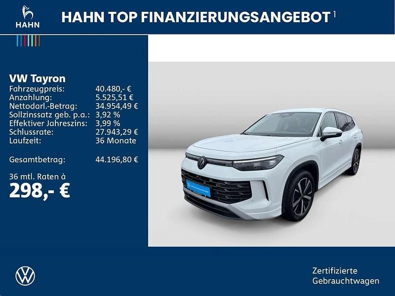 Gebraucht VW Tayron Elegance 150 PS (110 kW) 2025 Weiß SUV