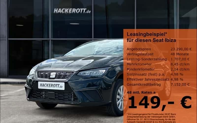 Schwarz Neu 2025 Seat Ibiza Limousine | 23.290 € (Guter Preis) - Bild 1/4