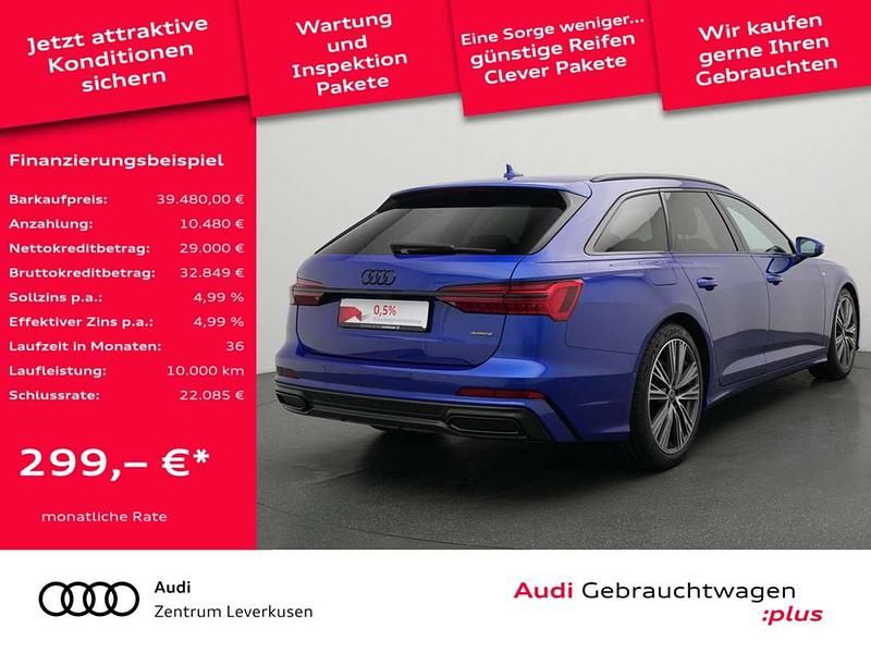 Gebraucht Audi A6 S-Line 299 PS (219 kW) 2023 Blau Kombi