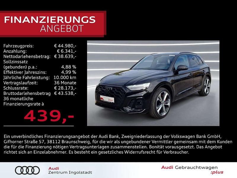 Mythosschwarz metallic Gebraucht 2021 Audi SQ5 Ambiente SUV | 44.980 € (Fairer Preis) - Bild 1/3