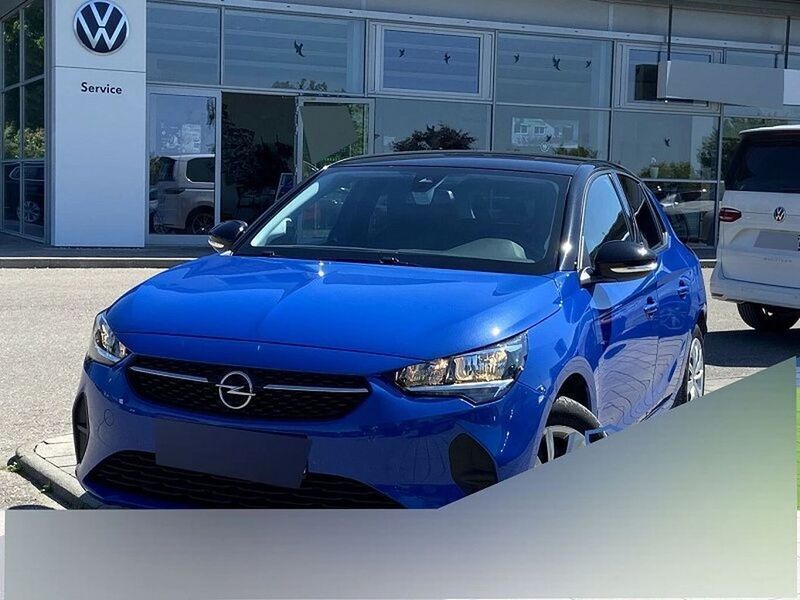 Blau Gebraucht 2021 Opel Corsa-e Edition Kleinwagen | 15.649 € (Guter Preis) - Bild 1/4
