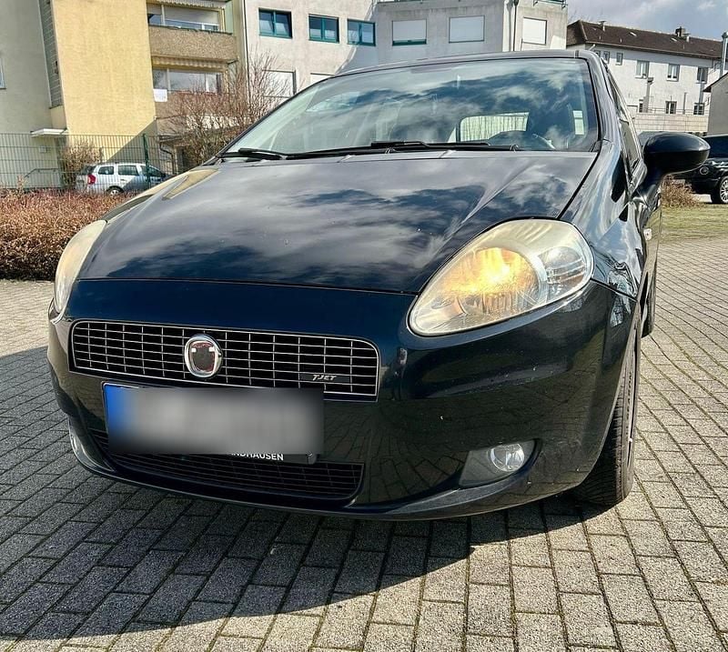 Schwarz Gebraucht 2008 Fiat Grande Punto Kleinwagen | 750 € (Superpreis) - Bild 1/4