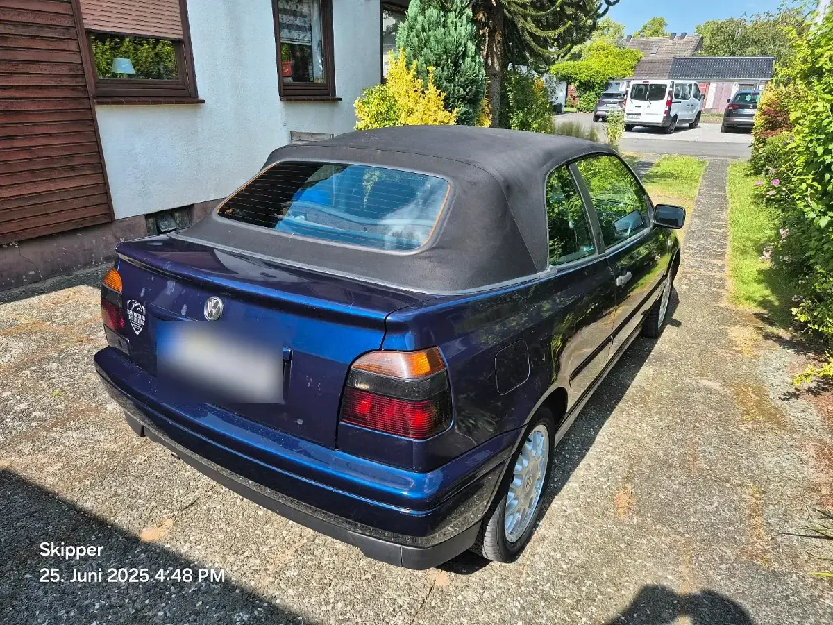 Gebraucht VW Golf Cabriolet 75 PS (55 kW) 1994 Blau Cabrio