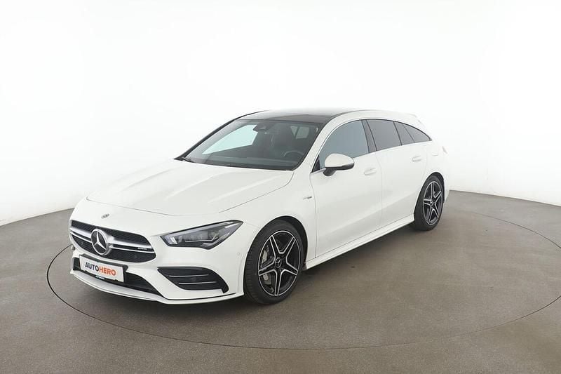 Weiß Gebraucht 2020 Mercedes CLA35 AMG Shooting Brake AMG Kombi | 33.590 € (Fairer Preis) - Bild 1/3